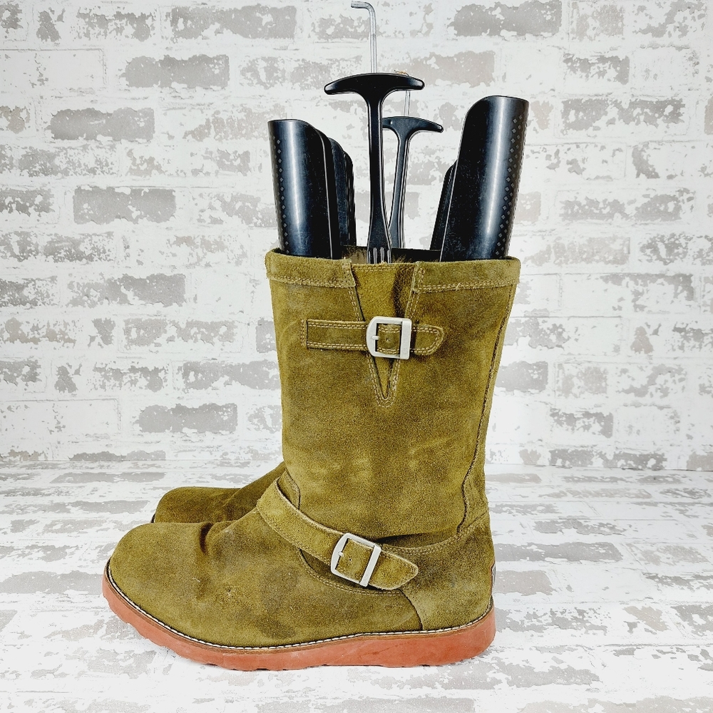 Ugg Khaki Suede Winter Boots T470 Men’s 13